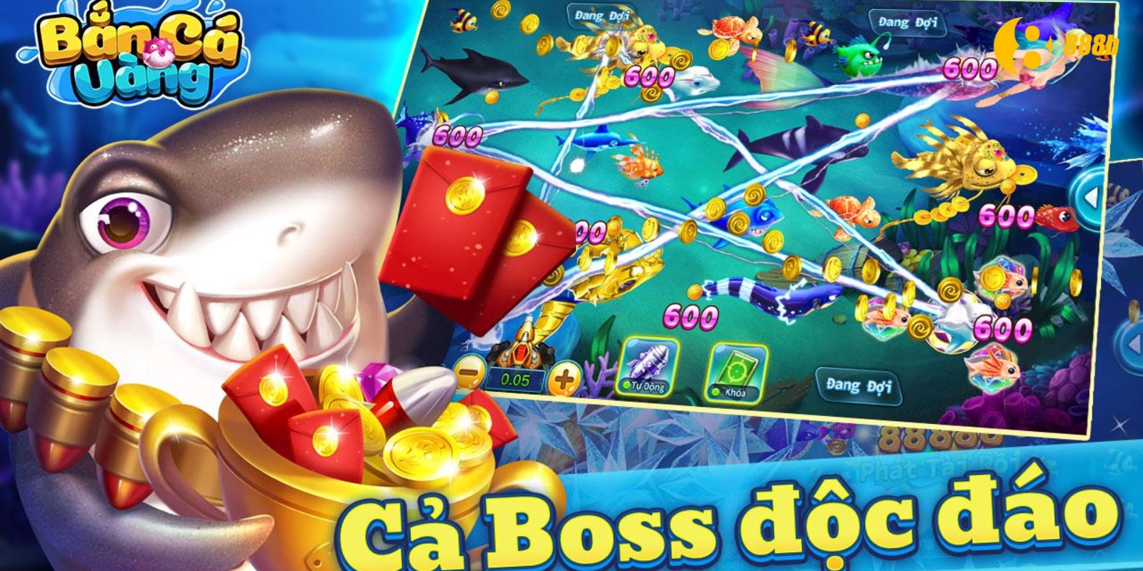 Bắn Cá Vàng 888B 🌊 Săn Boss Đỉnh Cao Đổi Thưởng - HIVEX.BABY