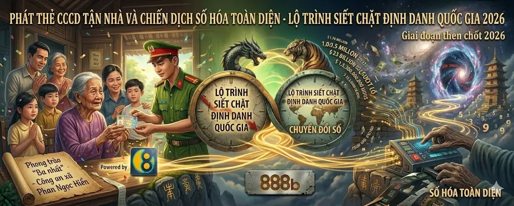 Phát Thẻ CCCD Tận Nhà: Siết Chặt Quản Lý Số 2026 - 888B Tổng Hợp - HIVEX.BABY Phát Thẻ CCCD Tận Nhà: Siết Chặt Quản Lý Số 2026 - 888B Tổng Hợp - HIVEX.BABY