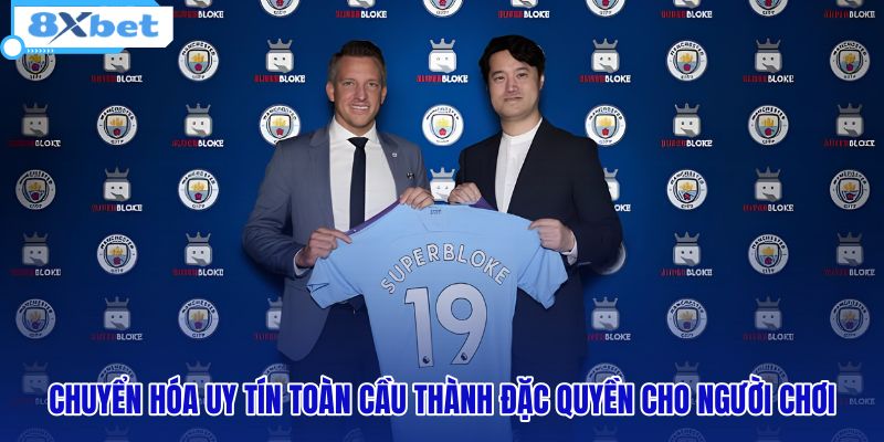 Đối Tác Tài Trợ Chính Thức Manchester City - 8XBET - HIVEX.BABY