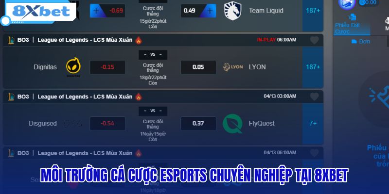 Esports - Lịch Thi Đấu Và Trực Tiếp Tỷ Lệ Kèo 8XBET - HIVEX.BABY